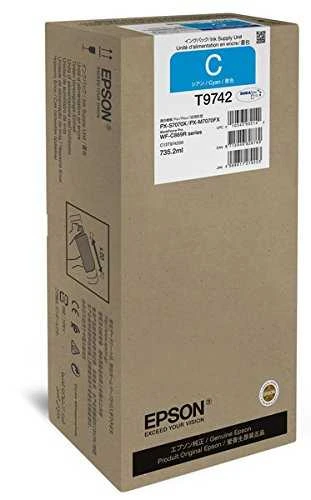 Epson C13T974200 (T9742) XXL Mavi Orjinal Kartuş