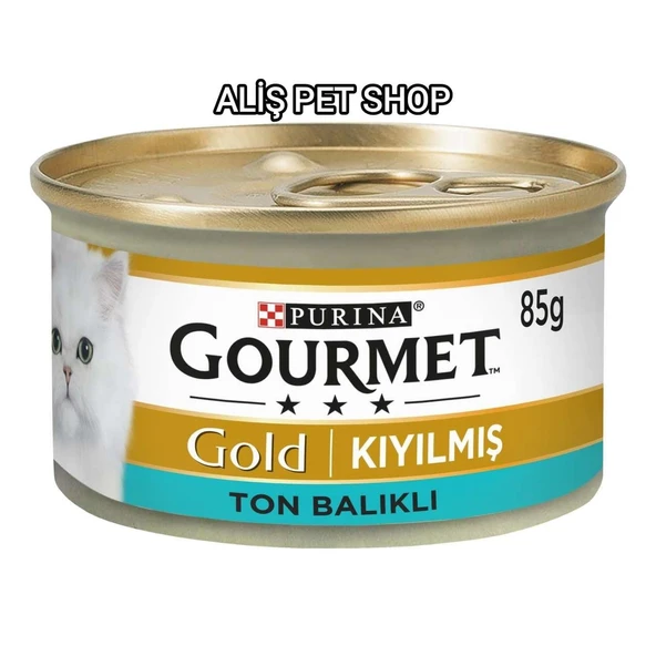 Purina Gourmet Gold Kıyılmış Ton Balıklı Kedi Yaş Mama 85 gr x 24 Adet ürün görseli 1