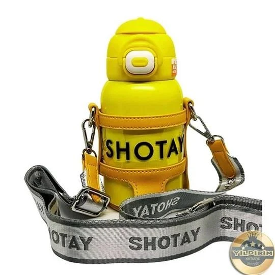 Shotay Turtle Çocuk Termos Matara 520Ml Sarı - 2