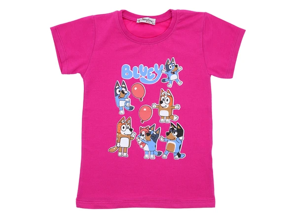 Kız Çocuk T-Shirt Balon Baskılı  - 2