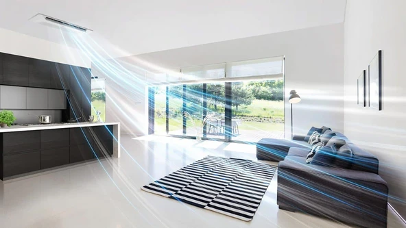 Samsung Windfree Tekyön Kaset Tipi Multi Klima 9+9 Btu/h+5 Kw Dış - 5