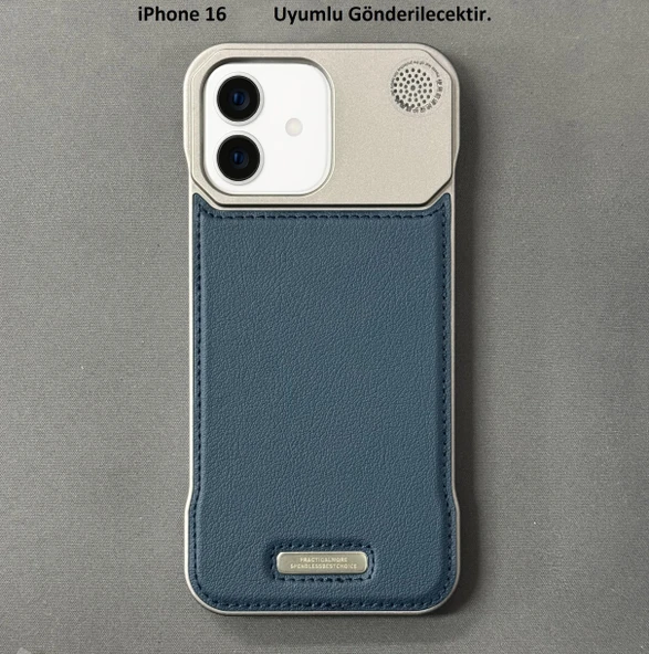 iPhone 16 Parfümlü Koku Hazneli MagSafe Uyumlu Deri Kılıf ürün görseli