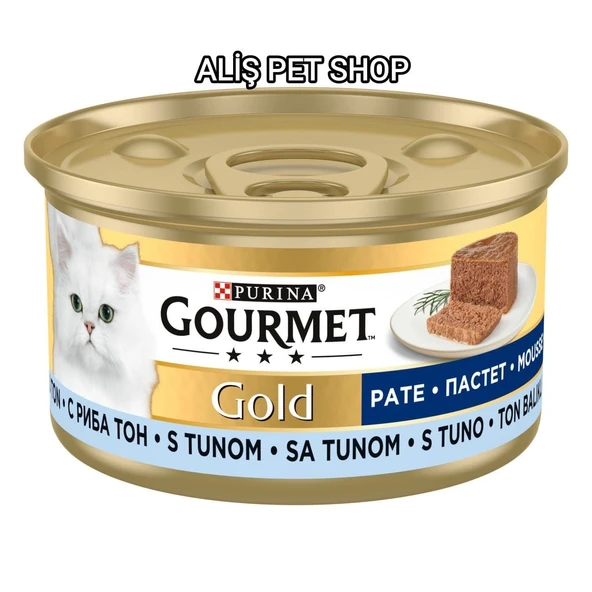 Purina Gourmet Gold Kıyılmış Ton Balıklı Kedi Yaş Mama 85 gr x 24 Adet - Resim 3
