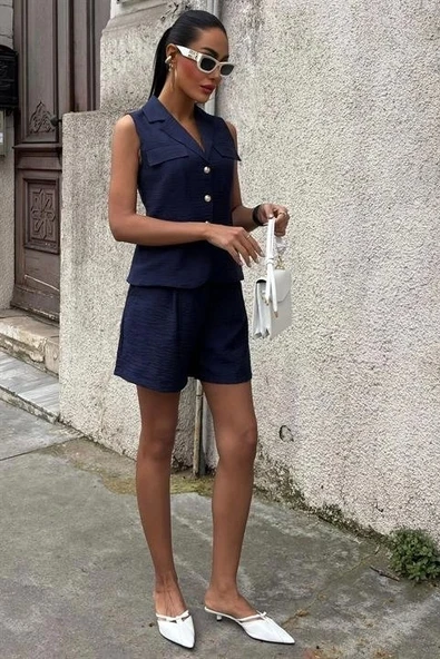 Yelek Şort Viscon Takım 10156-17 - 3