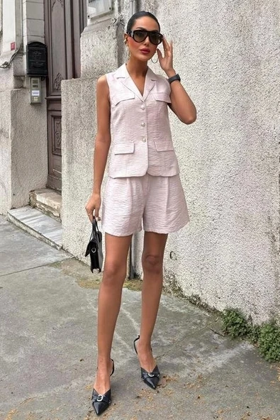 Yelek Şort Viscon Takım 10156-17 - 2