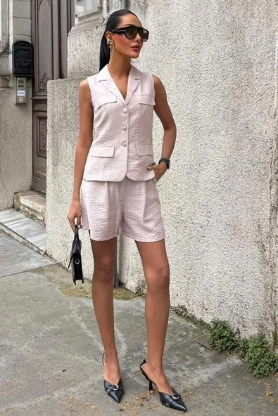 Yelek Şort Viscon Takım 10156-17