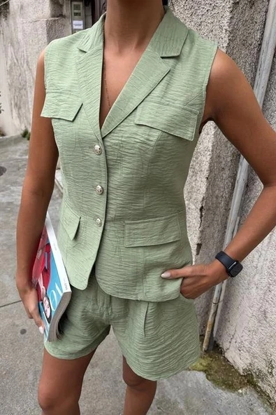 Yelek Şort Viscon Takım 10156-17 - 4