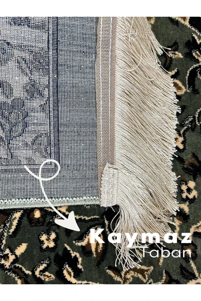 Buhara Tekstil Zümrüt Mihrap Kalın Dokuma Seccade - 3