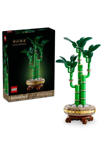 LEGO ® Botanicals Şans Bambusu 10344 - 18+ Çiçek Model Yapım Seti (325 Parça)