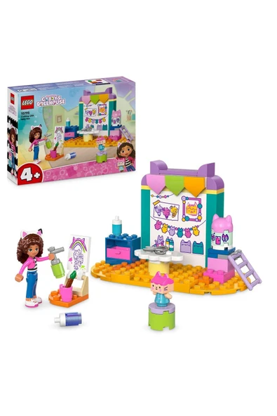 LEGO ® Gabby's Dollhouse Karton Yavru Kedi ile El Sanatları 10795 - 4+ Oyuncak Yapım Seti (60 Parça)