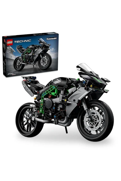 LEGO ® Technic Kawasaki Ninja H2R Motosiklet 42170 - 10+ Oyuncak Model Yapım Seti (643 Parça)