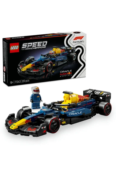LEGO ® Speed Champions Oracle Red Bull Racing RB20 F1® Yarış Arabası 77243- 18+ Yapım Seti (251 Pr)