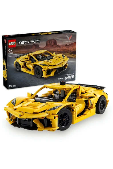 LEGO ® Technic Chevrolet Corvette Stingray 42205 - 9+ Oyuncak Model Yapım Seti (732 Parça)