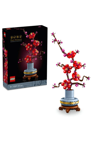LEGO ® Botanicals Erik Çiçeği 10369 - 18+ Yaratıcı Model Yapım Seti (327 Parça)