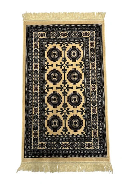 Buhara Tekstil Klasik Desenli Kadife Seccade
