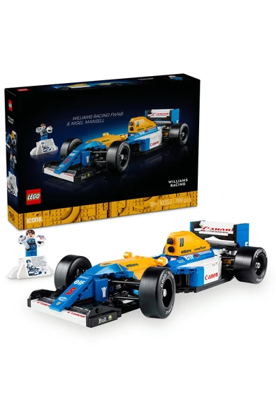 LEGO ® Icons Williams Racing FW14B ve Nigel Mansell 10353 - 18+ Yaratıcı Model Yapım Seti (799 Parça)