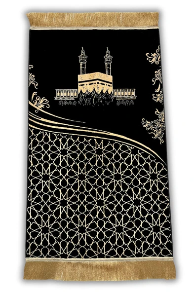 Buhara Tekstil Kâbe Gold Dokuma Kalın Seccade