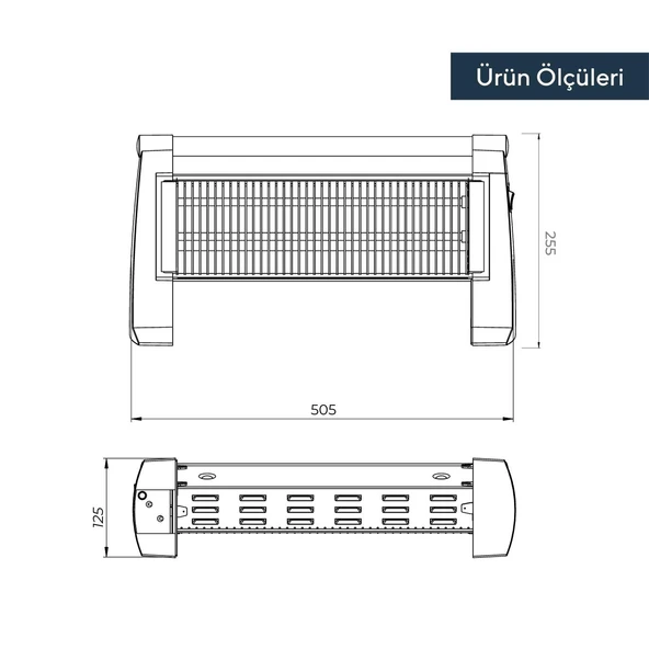 Kumtel Quartz Isıtıcı 1500 Watt KS-2820 - 3