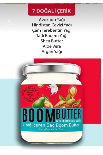 BOOM BUTTER Saç Bakım Yağı 190 Ml 8682427002137