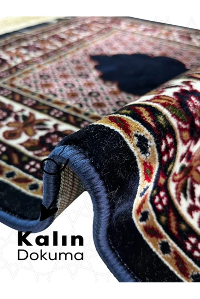Buhara Tekstil Selçuklu Sultan Mihrabı Dokuma Kalın Seccade - 2