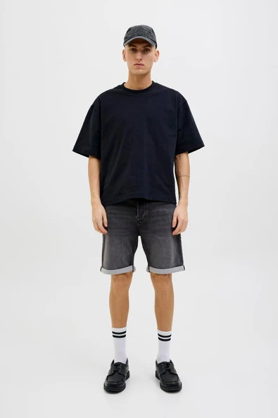 JACK JONES Erkek Siyah Shorts 12269501