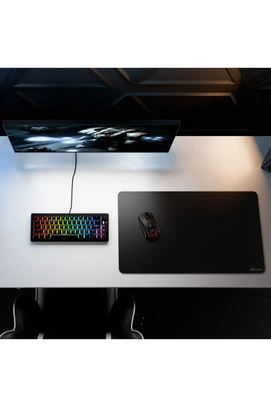 Dikişsiz Kenar Siyah XLE Mousepad 610mm x 355mm - 6