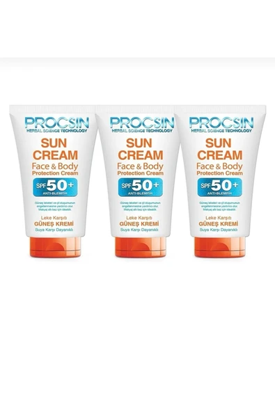 PROCSIN Güneş Kremi (50ml 3 Adet) Fırsat Paketi
