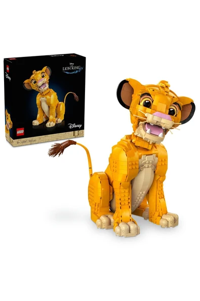 LEGO ® │ Disney Genç Aslan Kral Simba 43247 - 18+ Koleksiyonluk Model Yapım Seti (1445 Parça)