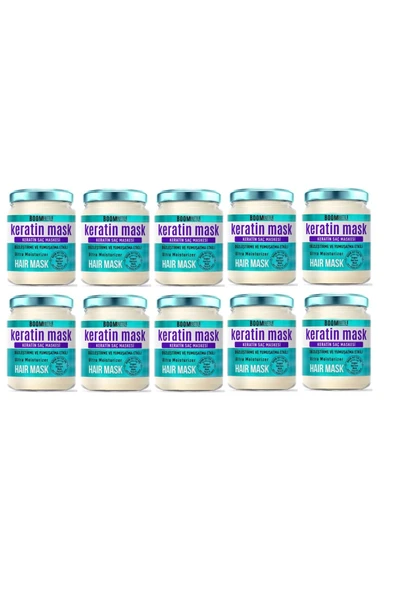 BOOM BUTTER Güçlendirici Onarıcı Keratin Saç Maskesi 190 ml 10'lu Paket