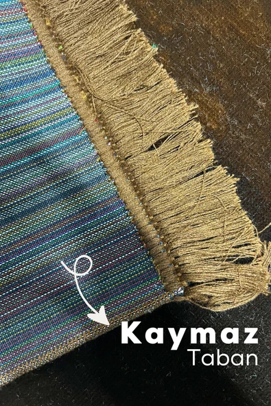 Buhara Tekstil Düz Kahverengi Dokuma Kalın Seccade - 3