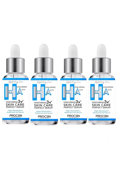 PROCSIN Hyaluronik Asit Serum 4lü Set