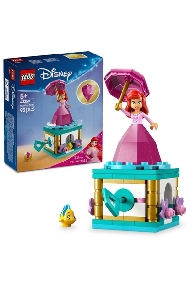 LEGO ® │ Disney Princess Dönen Ariel 43259 - 5+ Oyuncak Yapım Seti (93 Parça)