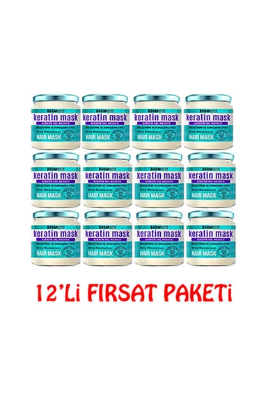 PROCSIN BOOM BUTTER Güçlendirici Onarıcı Keratin Saç Maskesi 12'li Fırsat Paketi