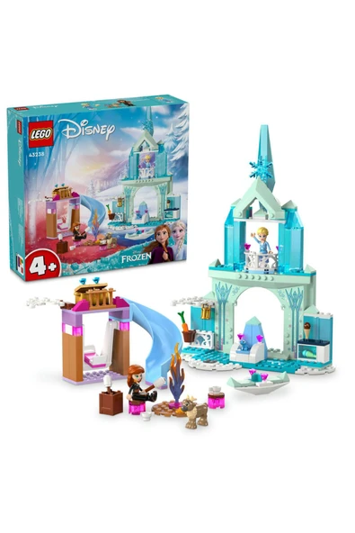 LEGO ® │ Disney Princess Elsa'nın Karlar Ülkesi Şatosu 43238 - 4+ Oyuncak Yapım Seti (163 Parça)