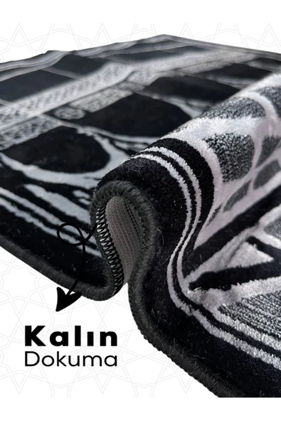 Buhara Tekstil Kabe Motifli Dokuma Lüx Seccade - 2