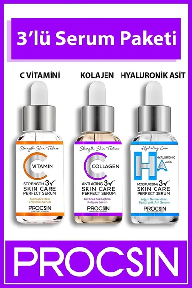 PROCSIN Üçlü Serum Paketi
