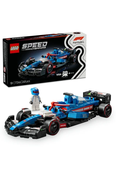 LEGO ® Speed Champions Visa Cash App RB VCARB 01 F1® Yarış Arabası 77246 - 18+ Oyuncak Seti (248 Pr)