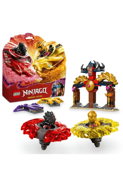 LEGO ® NINJAGO® Ejderha Spinjitzu Savaş Paketi 71826 - 6+ Yaratıcı Oyuncak Yapım Seti (186 Parça)