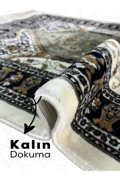 Buhara Tekstil Vazo Ve Sütun Motifli Dokuma Kalın Seccade - 2
