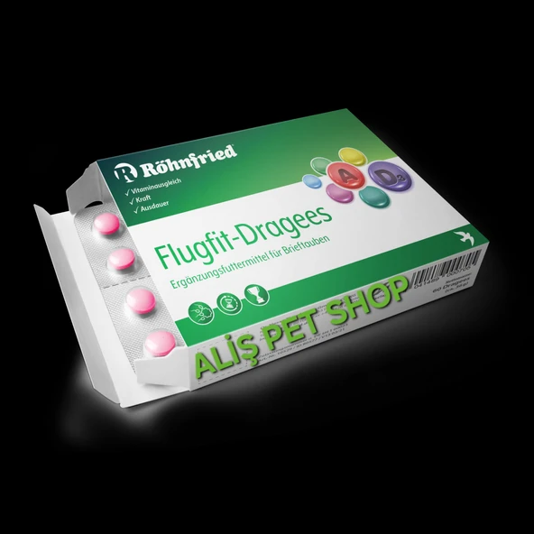 Flugfit drajeler - vitaminler, amino asitler, bal ve karbonhidratların kombinasyonu