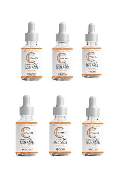 PROCSIN 6’lı Aydınlatıcı ve Ton Eşitleyici Serum