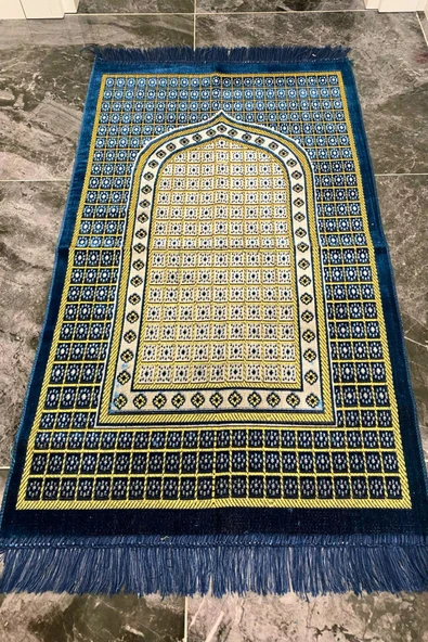 Buhara Tekstil Kadife Seccade Kaliteli Şpinger Hac Umre Mevlid Hediyelik - 5
