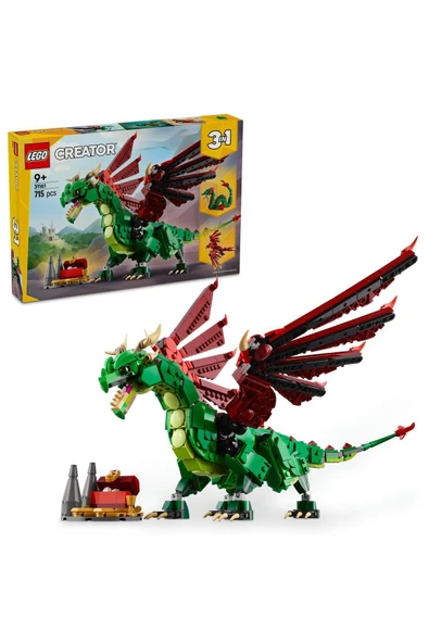 LEGO ® Creator 3’ü 1 Arada Orta Çağ Ejderhası 31161 - 9+ Yaratıcı Oyuncak Yapım Seti (715 Parça)