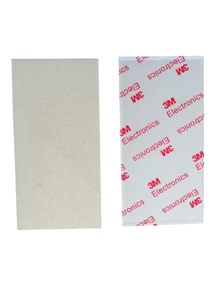 Cam Filmi çekme Uygulama Aparatı Yedek Ucu Yün Keçeli  10x5 cm 1 Adet - Resim 3