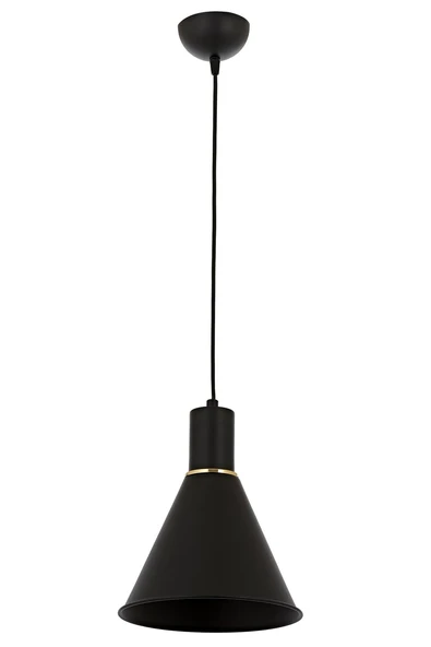 AVONNI AV-4106-M22-BSY Siyah Boyalı Modern Avize E27 Metal 20cm