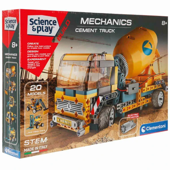 Clementoni Bilim ve Oyun: Mechanics İnşaat Kamyonu 75083