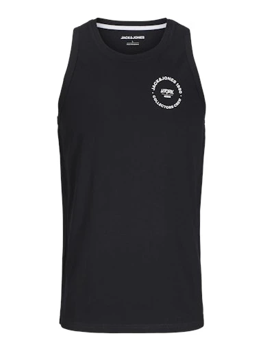 JACK JONES Erkek Siyah Tanktop 12270462