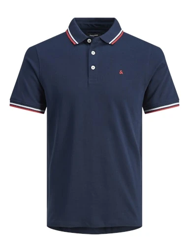 JACK JONES Erkek Lacivert Polo Tişört 12143859