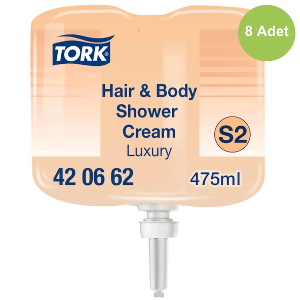 Tork Luxury Argan Yağlı Saç ve Vücut Sıvı 475 Ml. x 8 Adet (420662)