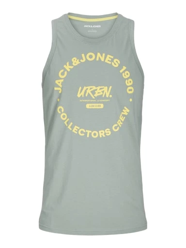 JACK JONES Erkek Yeşil Tanktop 12270462